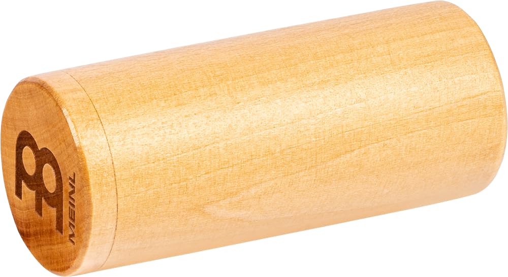 Meinl Percussion Round Wood Shaker - Soft - Musical Instrument with soft Sound - Lime Wood, Natural (SH56)