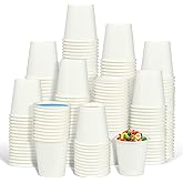 3 oz White Paper Cups, 600 Pack Disposable Cups, Espresso Cups, Bathroom Mouthwash Cups