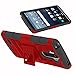 LG G Stylo Case, EC™ Hybrid Holster Case, Dual Layers Armor Case with Kickstand and Locking Belt Swivel Clip for LG G Stylo/LG G4 Stylus/LG LS770 (Red/Black)