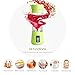 E-UNIONA Rechargeable Household Portable Mini Fruit Juice Extractor,USB Electric Safety Juicer Cup,Food Grade Pc+Food Grade Rubber Seal,400ML(Green)