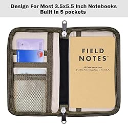 Wildox Field Notes Notebook Cover with Double YKK