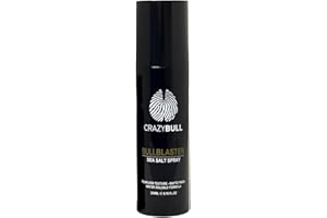 Crazy Bull Sea Salt Spray - Vegan & Water-Based Bull Blaster with Natural Matte Finish & Firm Hold - Thickening & Volumising 