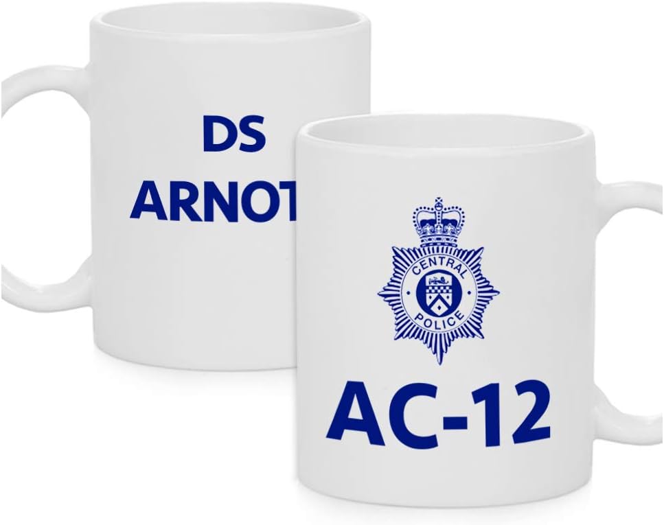 AC-12 Line of Duty Fan Gift Mug - AC12 Original Design by Not Just a Print | Perfect Birthday, Novelty or Secret Santa Gift for a Show Fan, AC 12 Police Present for Him or Her