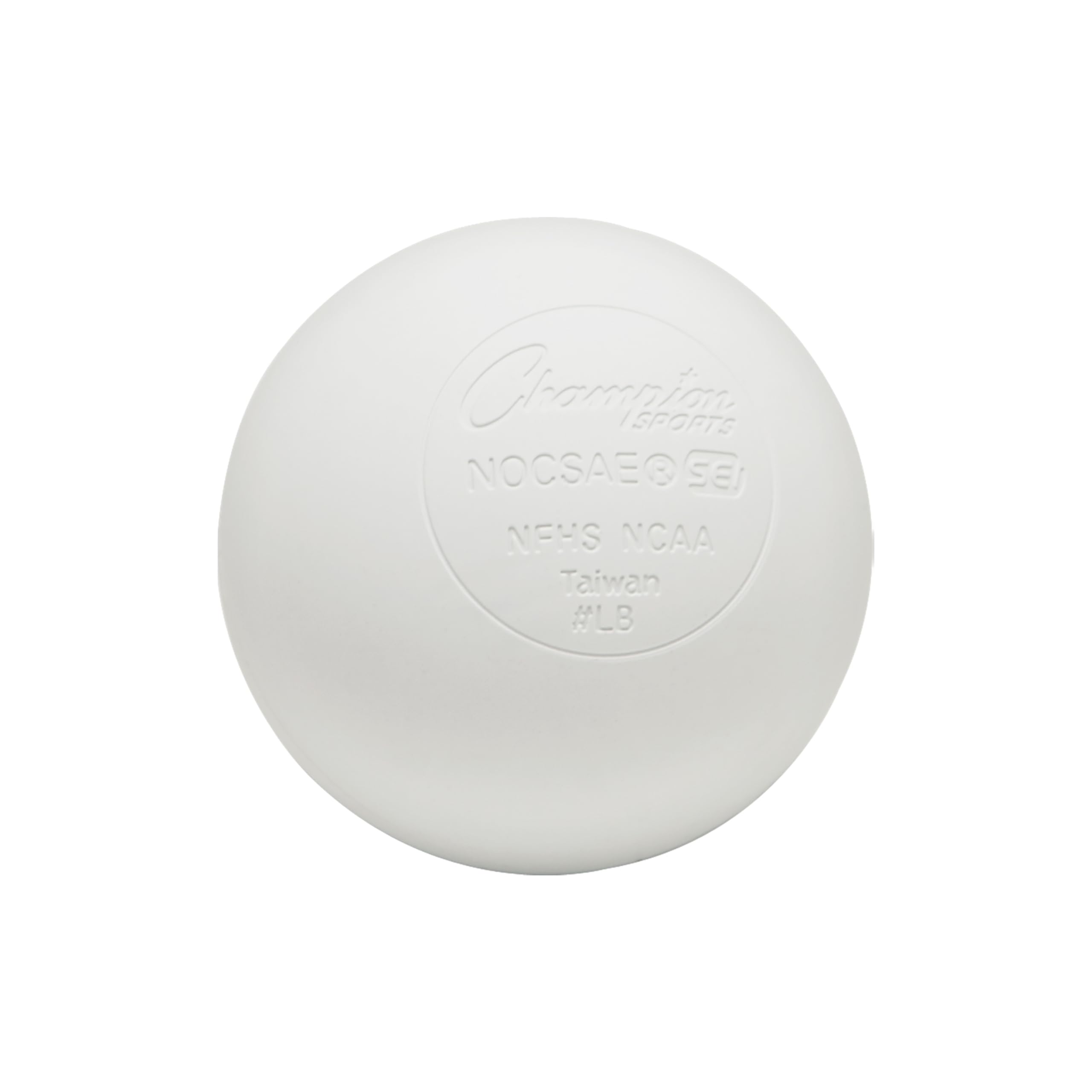 Champion Sports Official Lacrosse Balls - Pack of 12, White