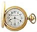 Dueber Watch Co Gold Plated Locomotive Railroad Pocket Watch with Swiss Movement