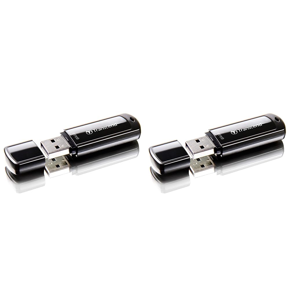 Transcend 64GB JetFlash 700 USB Flash Drive 3.1 Gen 1 TS64GJF700 (Pack of 2)