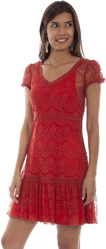 red lace dress amazon