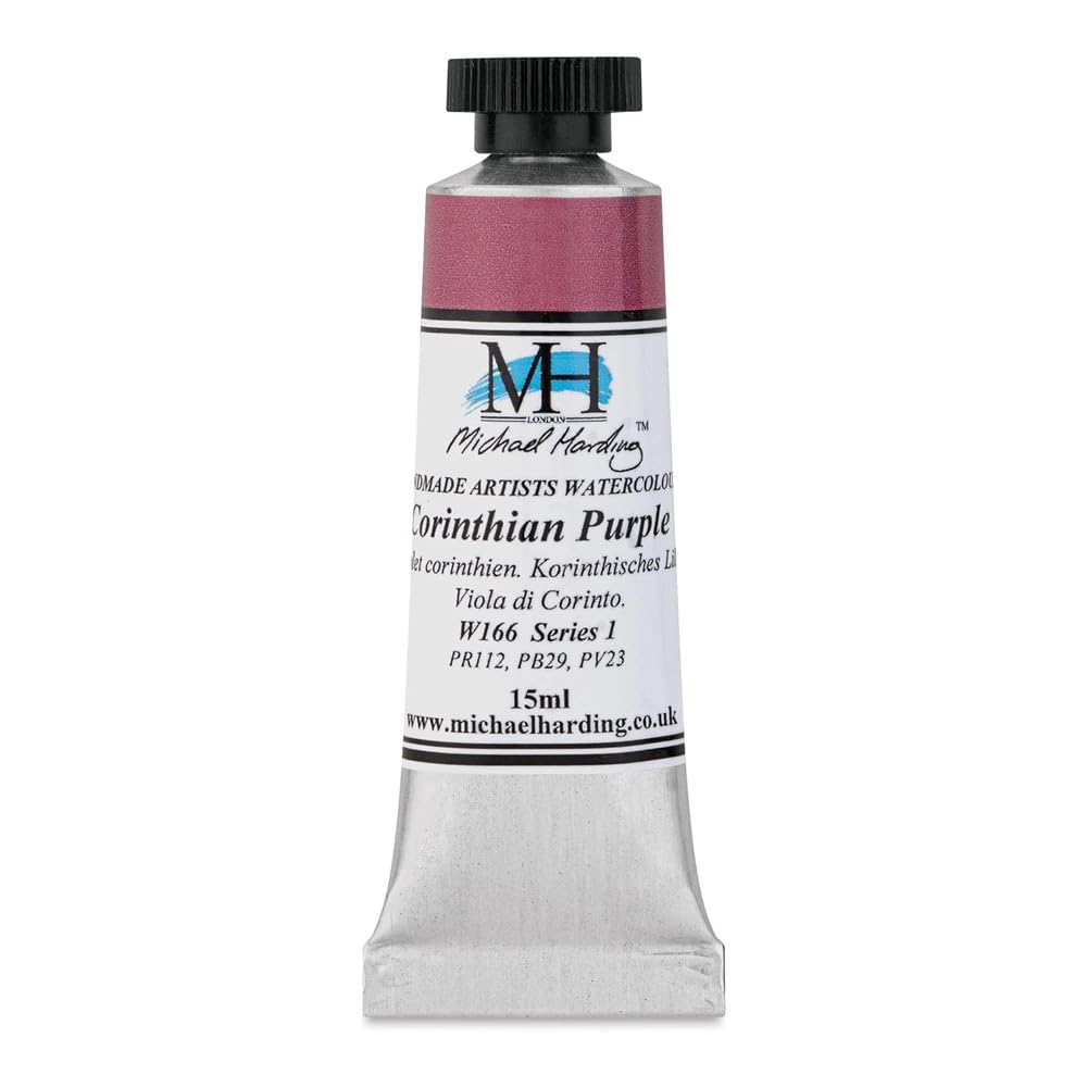 Michael Harding Professional Watercolors - 15ml Tubes (Corinthian Purple)