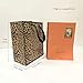 12PCS Cheetah Print Paper Bags with Tissue Paper(Medium)