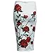 Women OL Style High Waist Floral Geometric Retro Sheathy Midi Pencil Skirt (XL, 2)