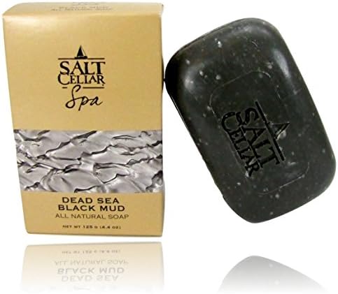 Salt Cellar All Natural Dead Sea Black Mud Soap 4.4 oz (125g)
