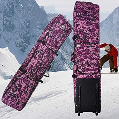 New Single/Double Board Skiing Travel Bag- Rolling Double Ski Bag