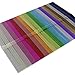 QingHan baby girl 5/8 Inch Interchangeable Stretch Elastic FOE Headbands Pack Of 20