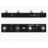 GOKKO GAM-10 AirMini Wireless MIDI Foot Controller with App Editing | Send PC, CC, Note and SysEx commands; customize footswitches for MIDI, keyboard, video, touchscreen and media control.