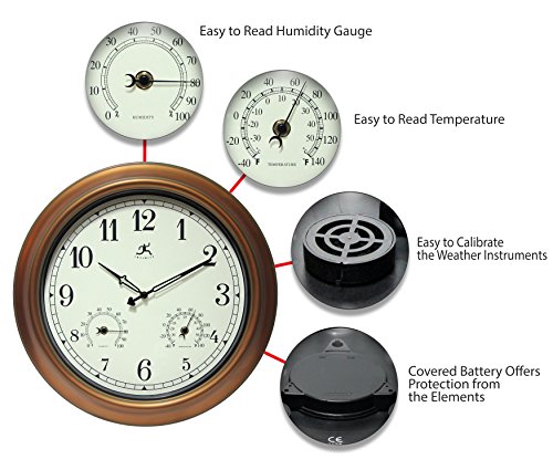 Infinity Instruments The Craftsman Wall Clock - Image 6