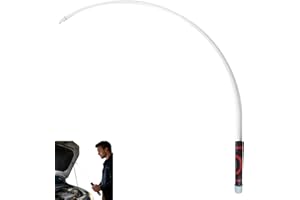 Bendable LED Flashlight Stick, 30" Rechargeable Flexible LED Work Light, 3 Brightness Modes, Bendable LED Light for Car Repai