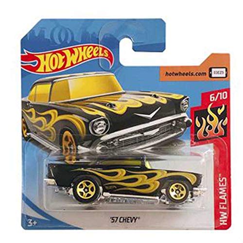 Hot Wheels Custom '57 Chevy HW Flames 9/250 2019 Short Card