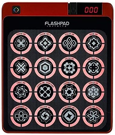 FlashPad Infinite Touchscreen Electronic Game With Lights - Red