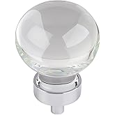 Jeffrey Alexander G130L-PC Harlow Collection Knob, Polished Chrome