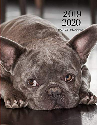 2019 2020 French Bulldog 15 Months Daily Planner: Academic Hourly Organizer In 15 Minute Interval; Appointment Calendar With Address Book & Note Section; Monthly & Weekly Goals Journal With Quotes by ZenWerkz