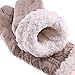 SDBING Women's Super Soft Warm Cozy Fuzzy Fleece lined Twist Non-Slip Winter Christmas gift Slipper Socks (Light Gray)