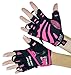 Women Gym Gloves Protect Your Hands & Improve Your Grip - Pink & Black Weightlifting Gloves - Easy to Pull On & Off - Adjustable Fit (Pink, Small)