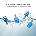 2020 New Version Ear Plugs, for Sleeping Noise Canceling, 6 Pairs Soft Reusable Silicone Earplugs, Great for Snoring, Swimming, Travel, Concerts, Work, Studying, Loud Noise, Suitable for Adults & Kids