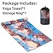adorence Non Slip Yoga Towel (Upgraded PVC Grippies+Side Pockets) Microfiber Sweat Absorbent & Quick Dry Mat Towel – Ideal for Hot Yoga, Pilates and Workoutthumb 4