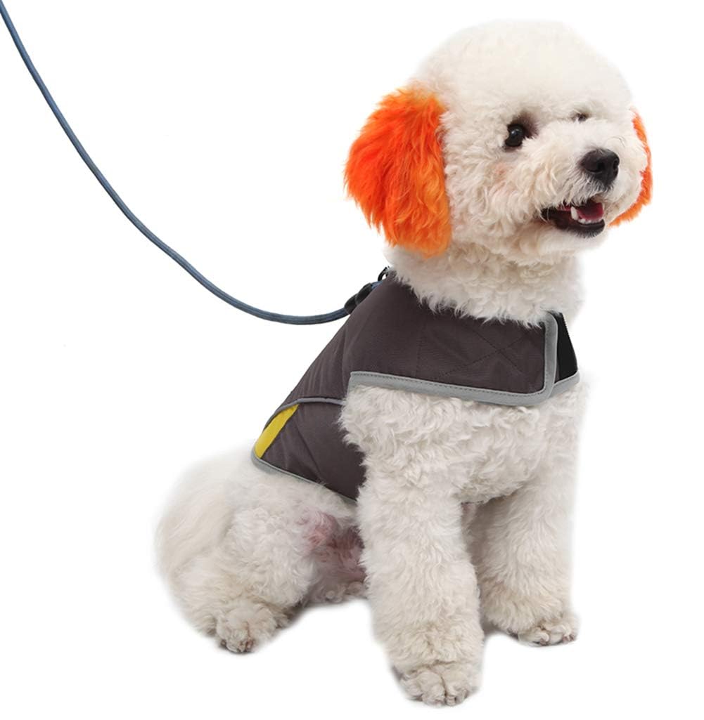 Dog Anxiety Jacket Keep Calming Vest Thunder Coat with D-Ring and Training Handle for Small Dogs