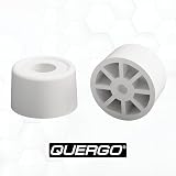 QUERGO Rubber Door Stop Floor Wall Mounted with Fixings 2 Pack view 9