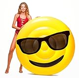 Floatie Kings Shades Emoji Pool Float - Giant Premium Inflatable Raft