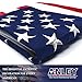 Anley |EverStrong Series| American US Flag 4x6 Foot Heavy Duty Nylon - Embroidered Stars and Sewn Stripes - 4 Rows of Lock Stitching - USA Banner Flags with Brass Grommets 4 X 6 Ft