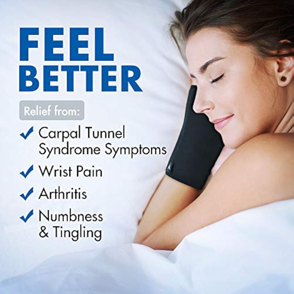 Night Hand & Wrist Braces Sleep Support Carpal Tunnel Relief Fits Both Left eBay