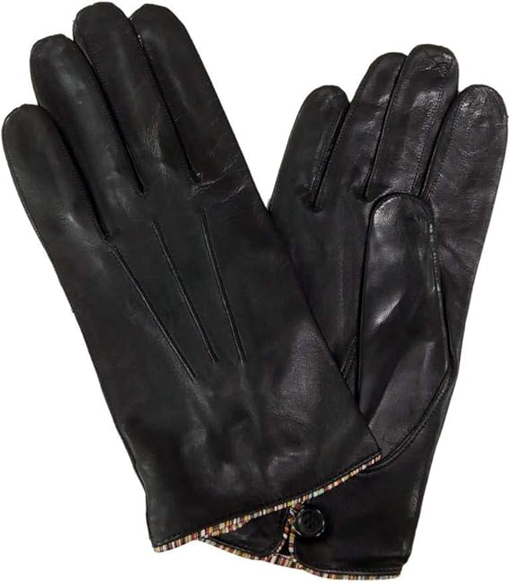 Amazon Paul Smith ポールスミス メンズレザーグローブ Men Glove Striped Piping M1a 028d Ag21 メンズ M 並行輸入品 手袋 通販