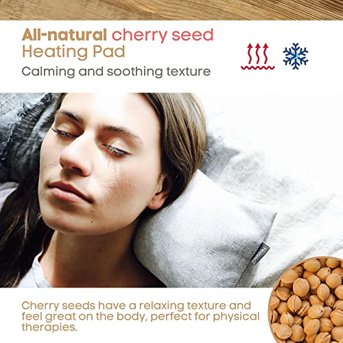 Nestani Microwave Heating Pad for Pain Relief Cherry Seed Reusable