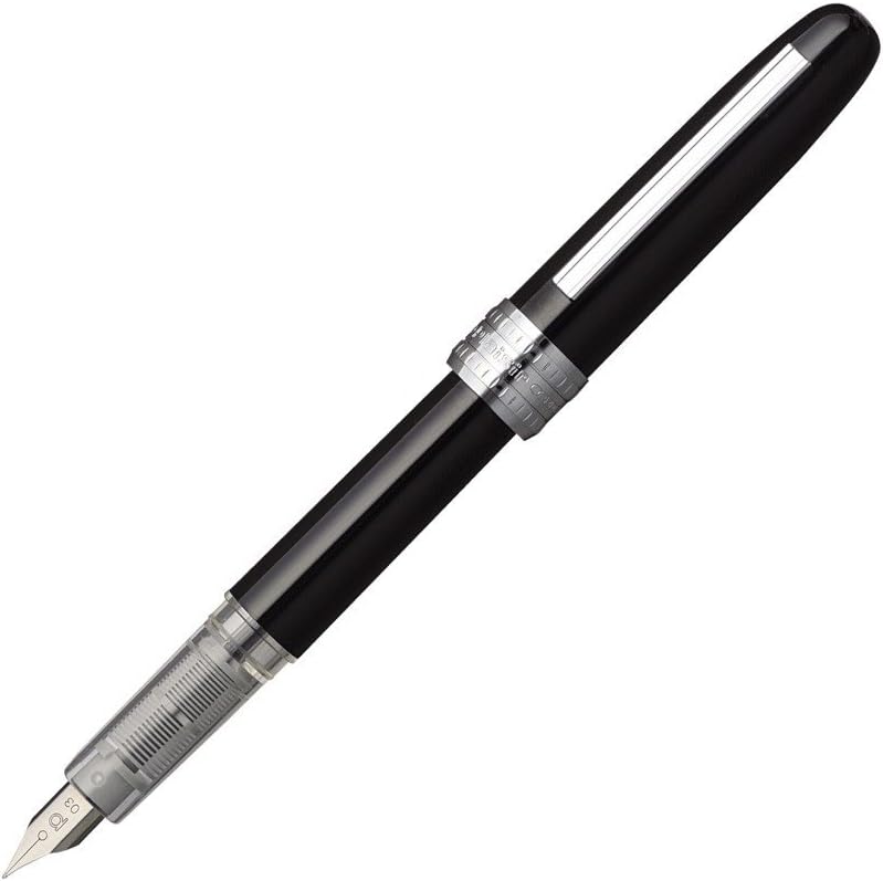 Platinum Plasir Fountain Pen - Black, PGB-10001