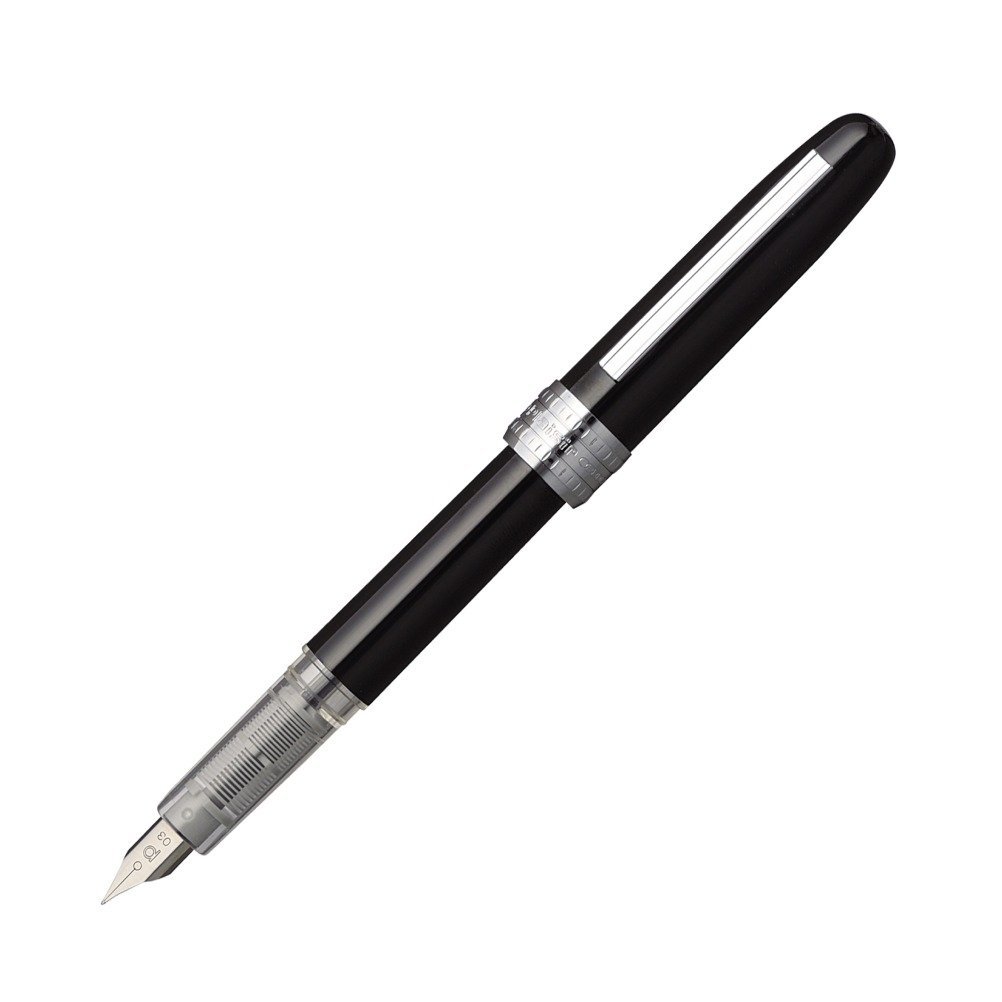 Platinum Plasir Fountain Pen - Black, PGB-10001