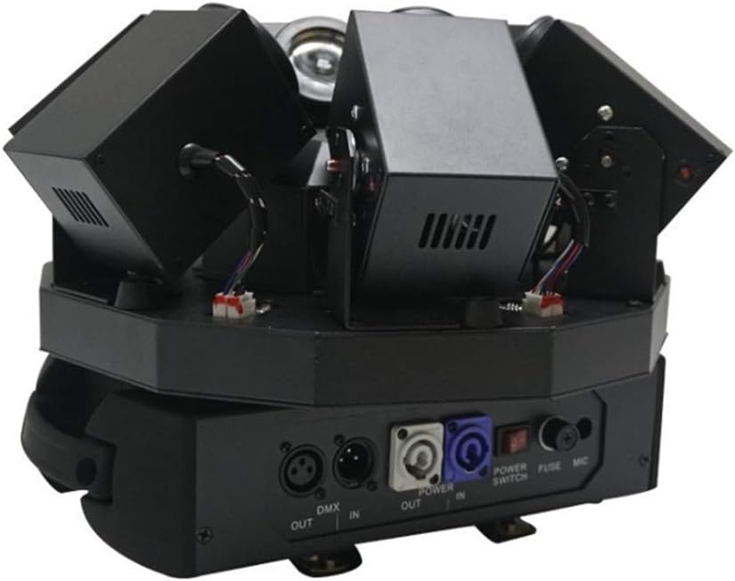 LED6 Head Beam - Voice-Activated Moving Head Light - Full Color Rotating Beam Light - High-End Clear Bar - KTV- Bar Private Room