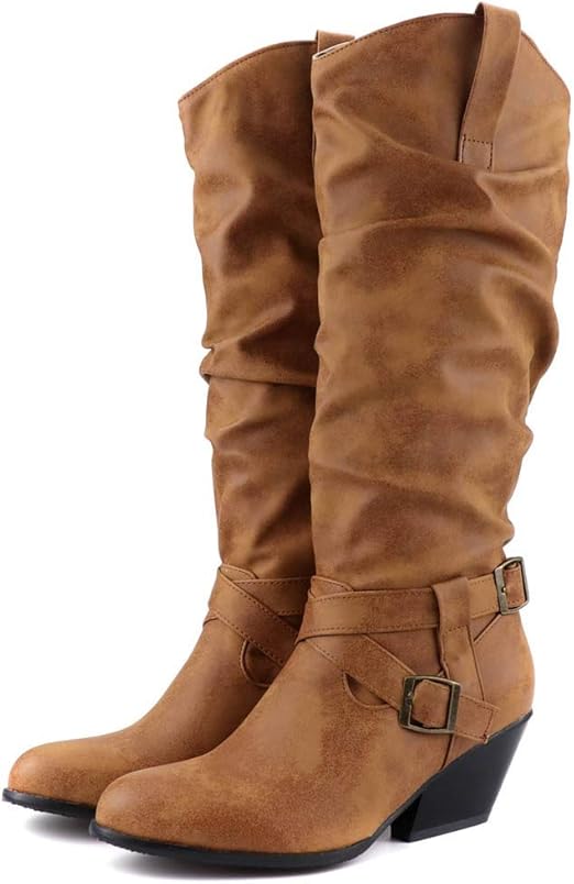 comfortable calf length boots