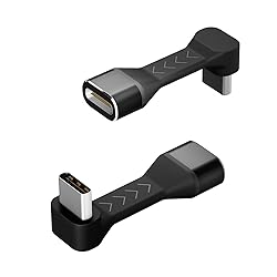 PeakDo USB-C Male to Female Adapter 90 Degree,18W