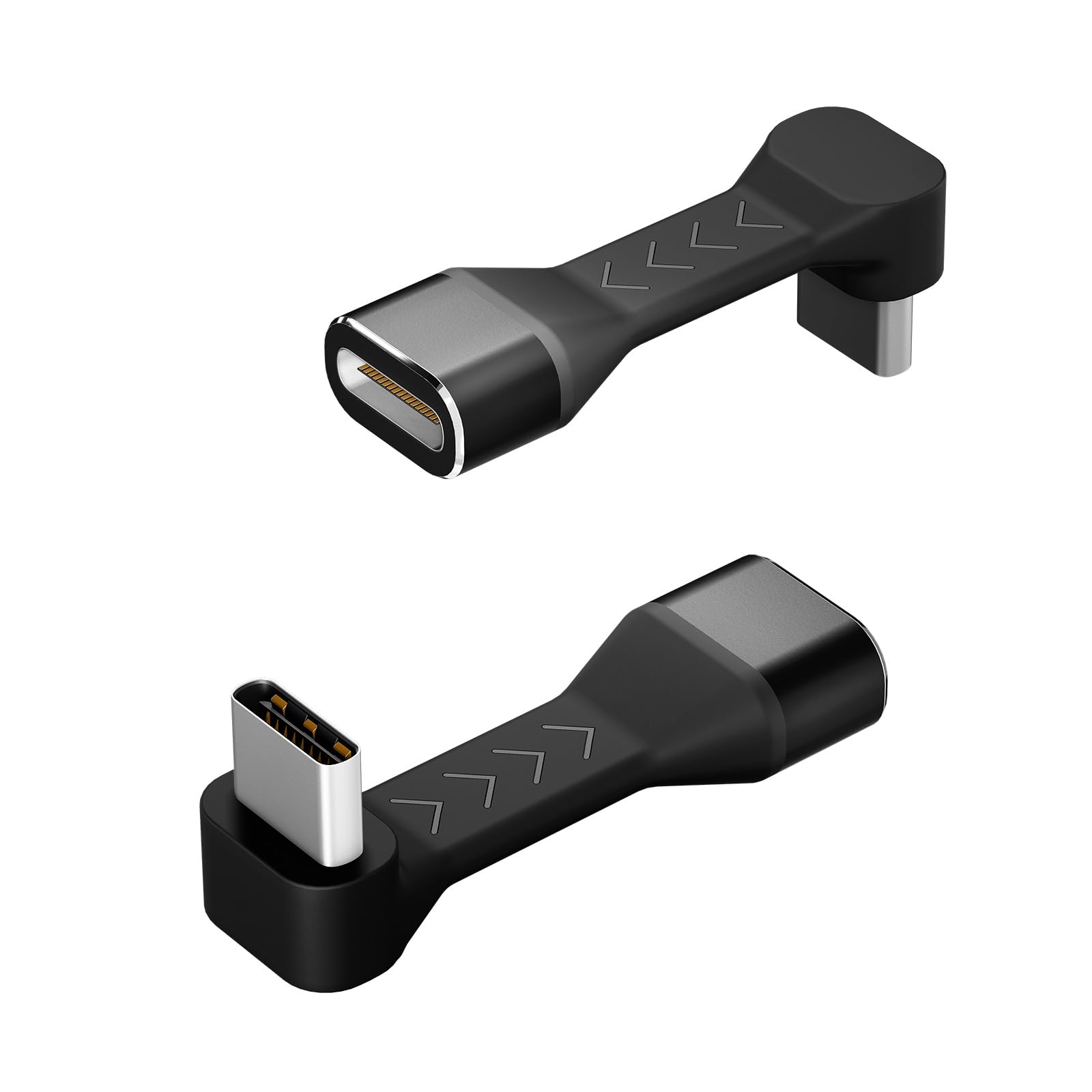 PeakDo USB-C Male to Female Adapter 90 Degree,18W