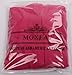 Moxeay V-Neck One Piece Bodysuit Long Sleeve Bodycon Rompers Overall (Large, Rose)