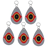 Owl eyes Bird Repellent for Everyday Bird Control to Scare Birds Away better than Bird Spikes and Other Animal Repeller - Highly Effective Bird Deterrent and Easy To Install-set of 5