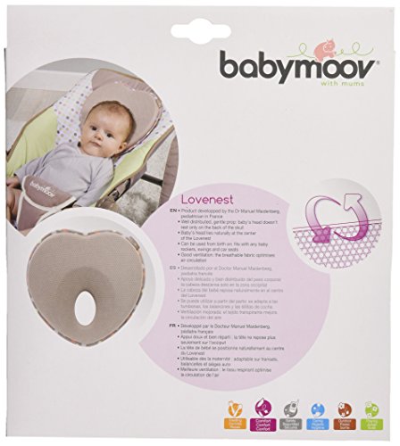 Babymoov Lovenest Flat Head Pillow Taupe Buy Online In Uae