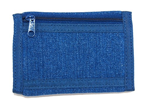 Rough Enough Denim Canvas Vintage Blue Classic Stylish Wallet - Main Image