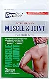 Extra Strength Muscle & Joint Pain Relief Patch Bulk Case of 24 by Coralite