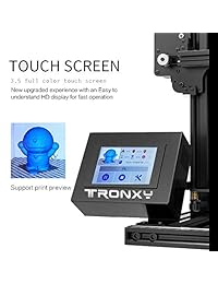 Impresora 3D con pantalla táctil Tronxy XY 2 semimontada con filamento PLA 8G tarjeta SD precargada impresa 3d modelos (3D máquina de impresión)
