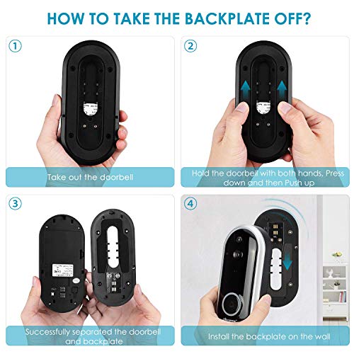 6 Mbuynow+Wireless+Doorbell+Two+Way+Detection