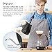 Gooseneck Electric Kettle with Variable Temperature, 1.2 Litre BPA-Free Stainless Steel Water Kettlle with LCD Display, 1000W Fast Boiling, Keep Warm Function and Auto Shut-Off Coffee Kettle (Black)