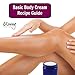 Qudasar NOOBECR Loving Essential Oils 2oz Blue Glass Jars with Lids, Easy to Fill & Reuse Containers, Make Homemade Salve, Creams, Lip Scrubs & Oil Blends. DIY Recipe Guide Included!